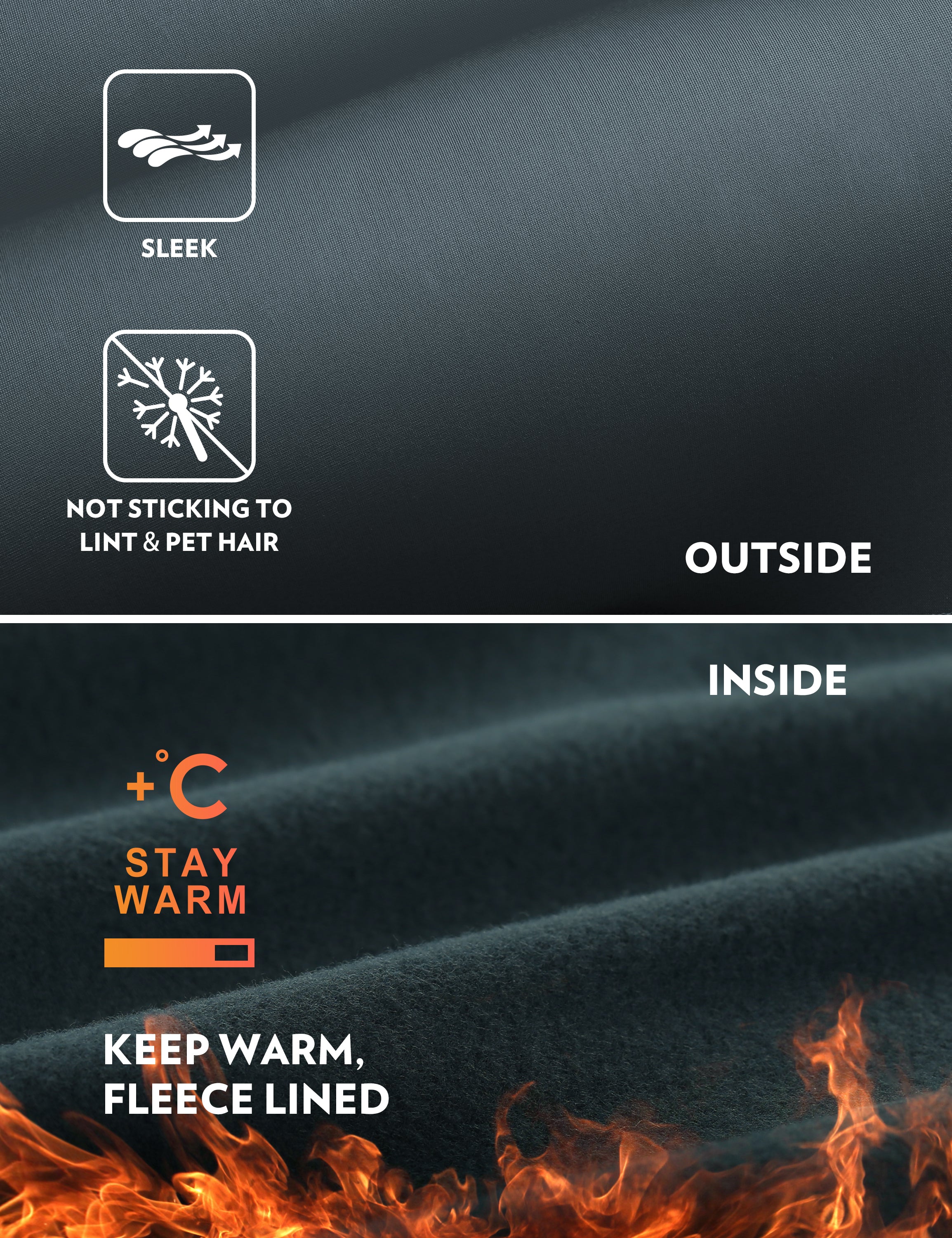 CRZ YOGA Women's High Rise Thermal Fleece Lined Pocket Leggings 28'' Dark Green