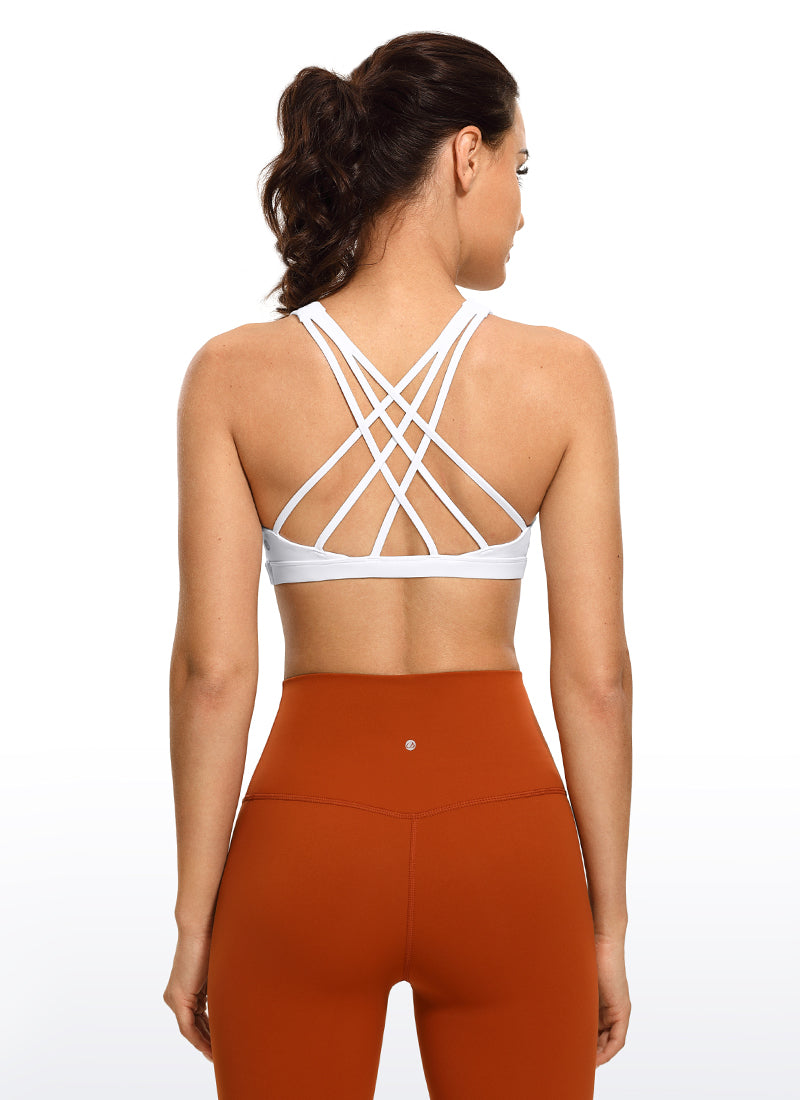 Brushed Nakedfeel Bra Criss Cross Back