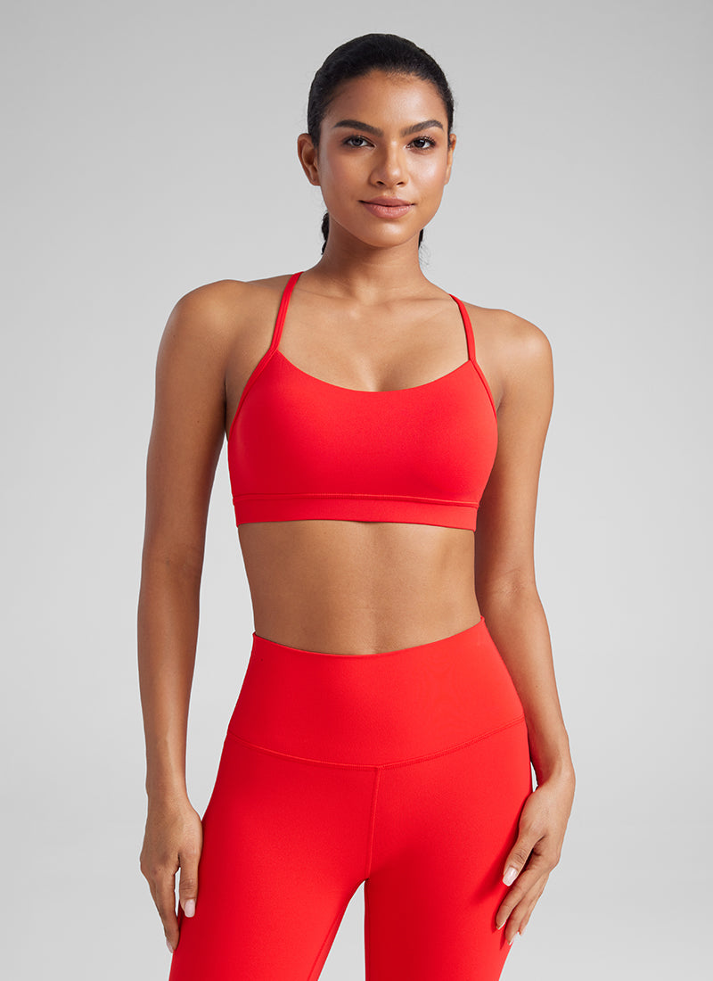 Butterluxe Y Back Spaghetti Thin Strap Bra