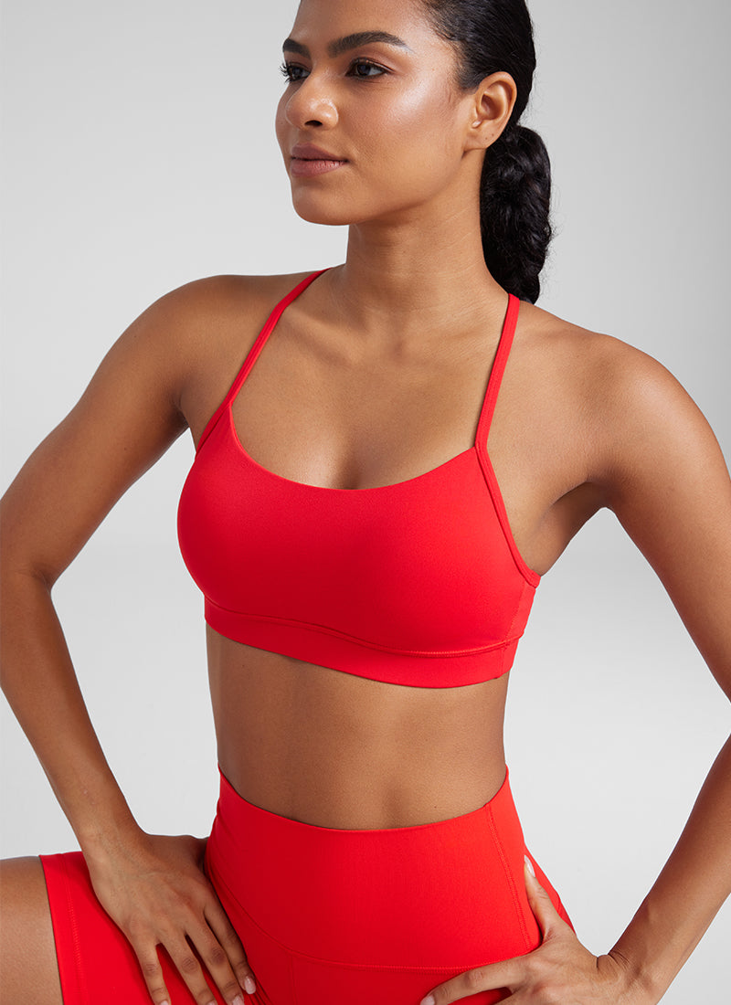 Butterluxe Y Back Spaghetti Thin Strap Bra
