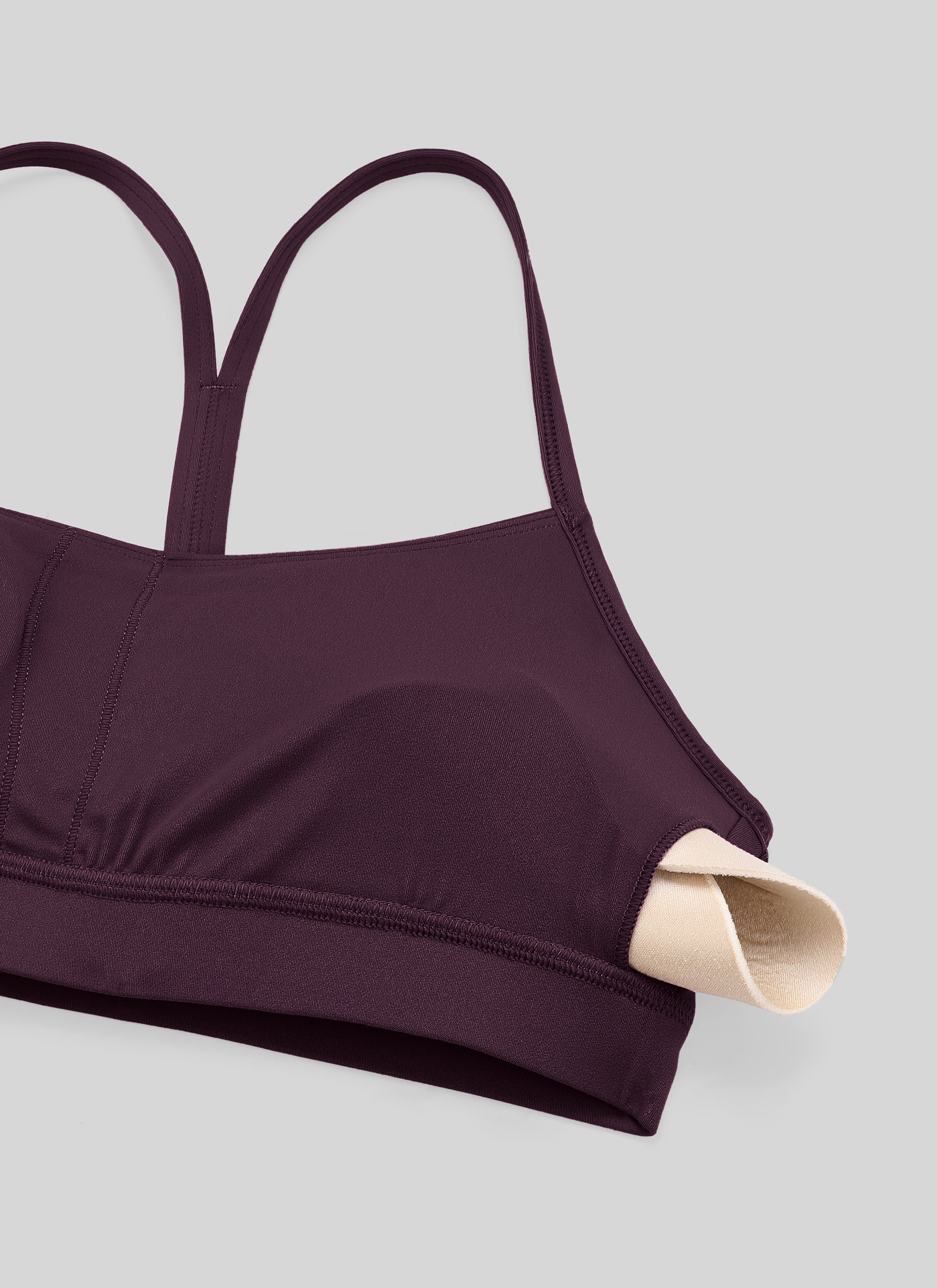Butterluxe Y Back Spaghetti Thin Strap Bra