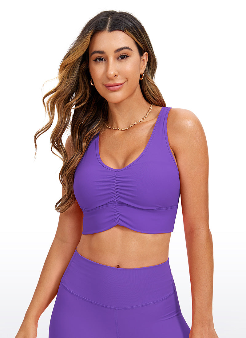 Ulti-Dry Ruched V-Neck Bra