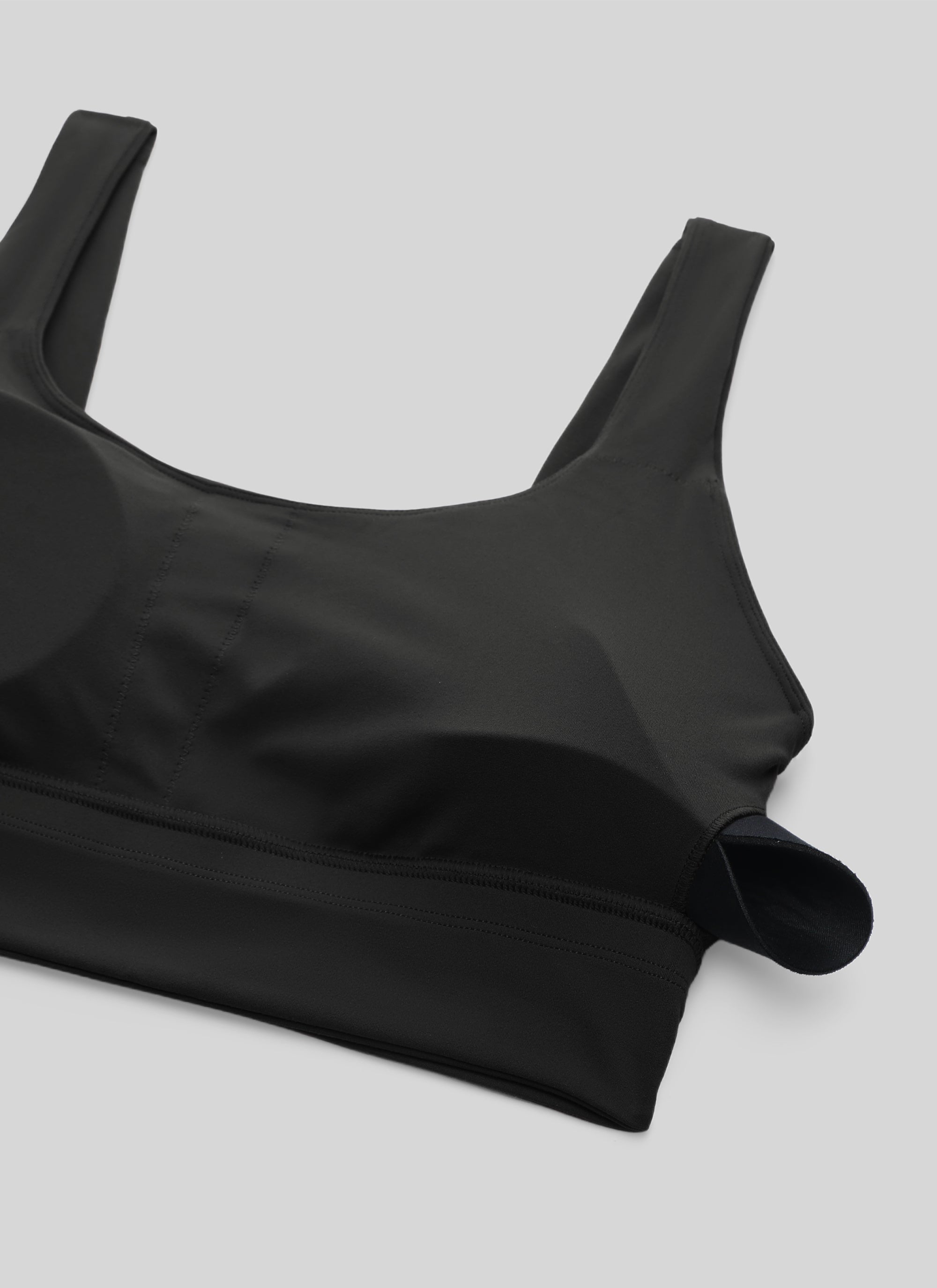 CRZ YOGA Women's Yoga Low Support Butterluxe Sport Bra U Back Longline True Navy