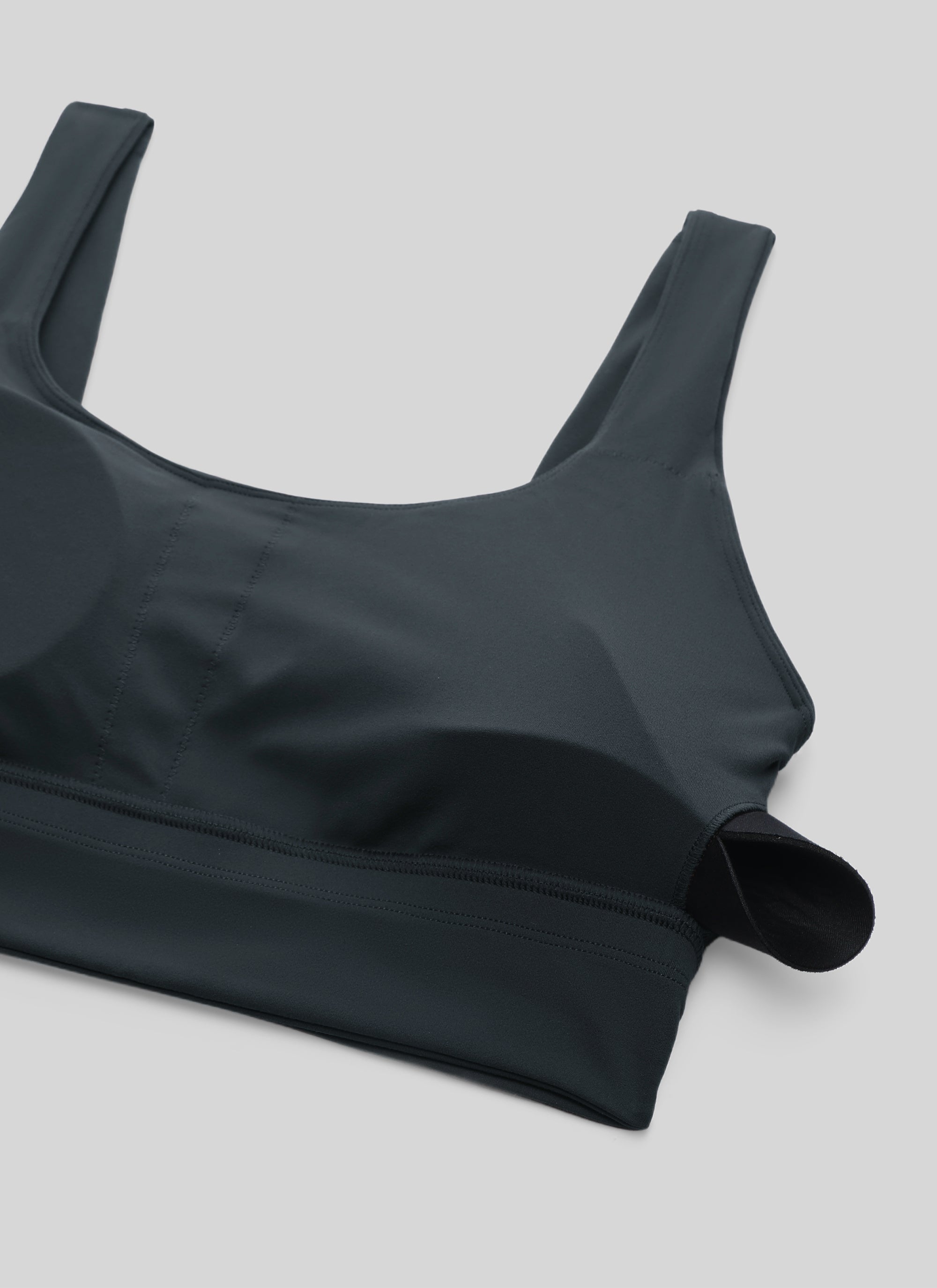 CRZ YOGA Women's Yoga Low Support Butterluxe Sport Bra U Back Longline True Navy