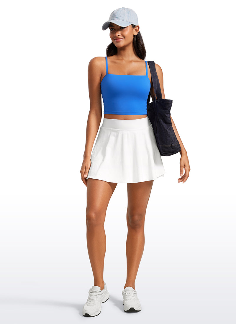 Butterluxe Adjustable Spaghetti Strap Built in Bra Tanks