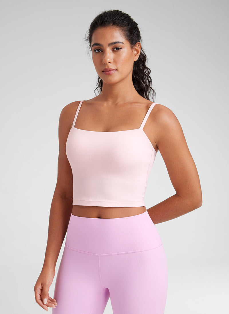 Butterluxe Built in Bra Adjustable Strap Tank