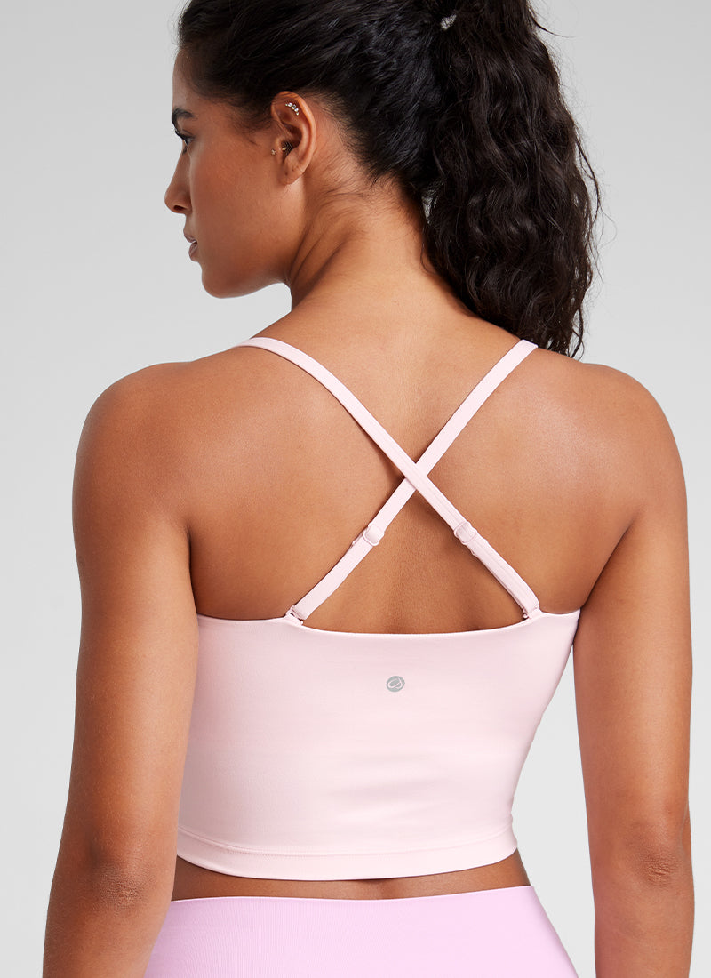 Butterluxe Adjustable Spaghetti Strap Built in Bra Tanks