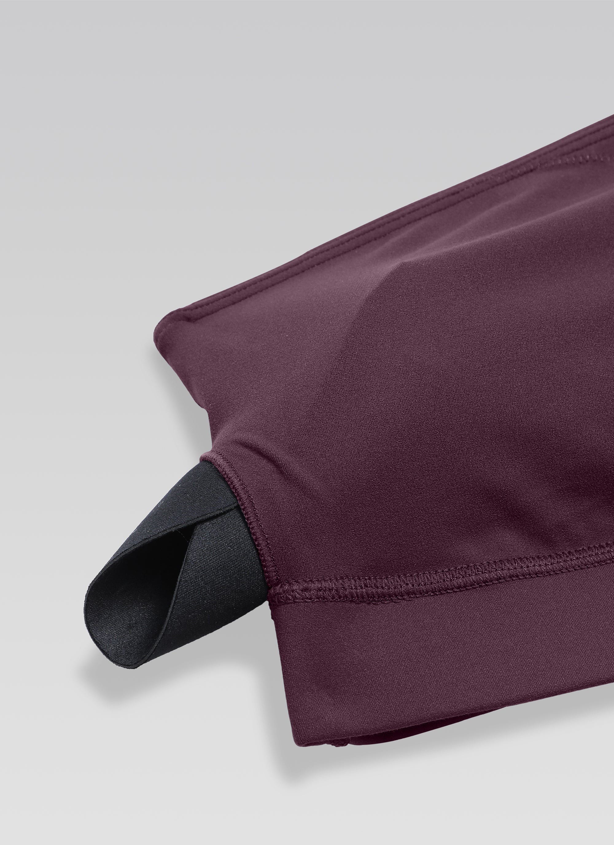 CRZ YOGA Butterluxe Womens One Shoulder Sports Bra Asymmetrical Padded Deep Purple @model_info:New5
