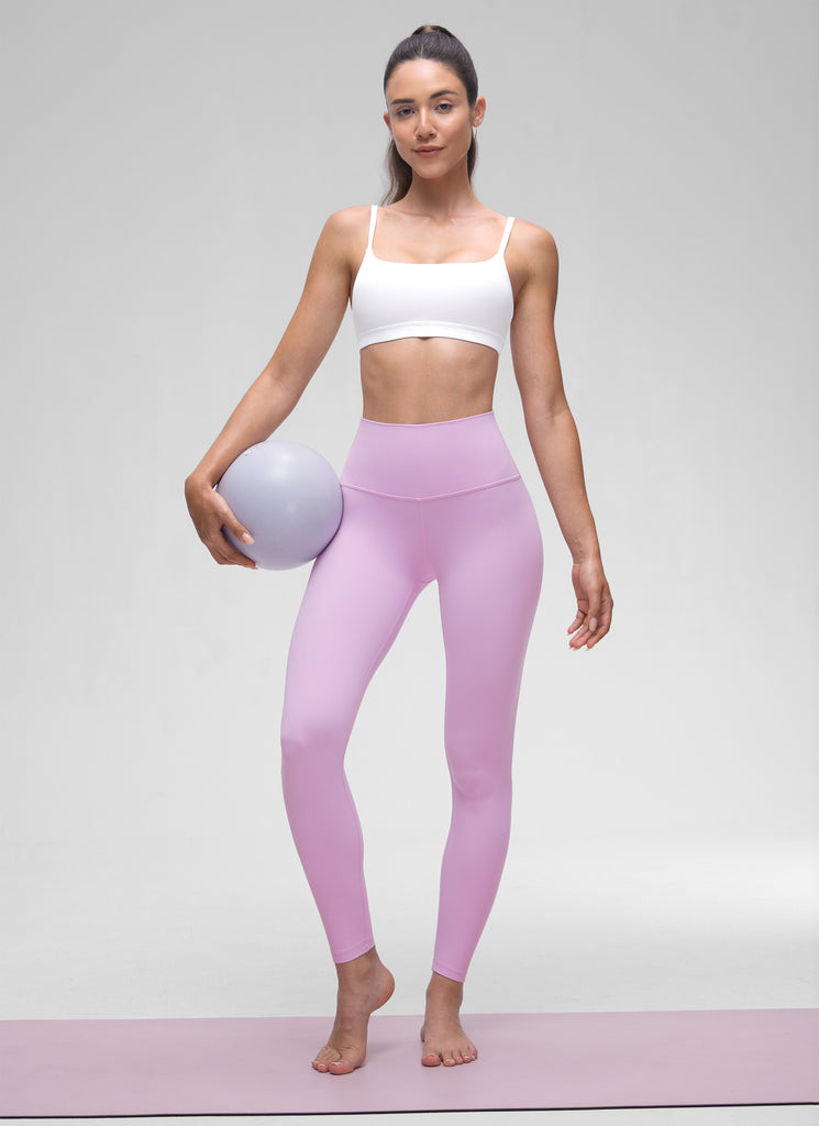 CRZ YOGA Womens Butterluxe Adjustable Spaghetti Strap Scoop Neck Bra True Navy