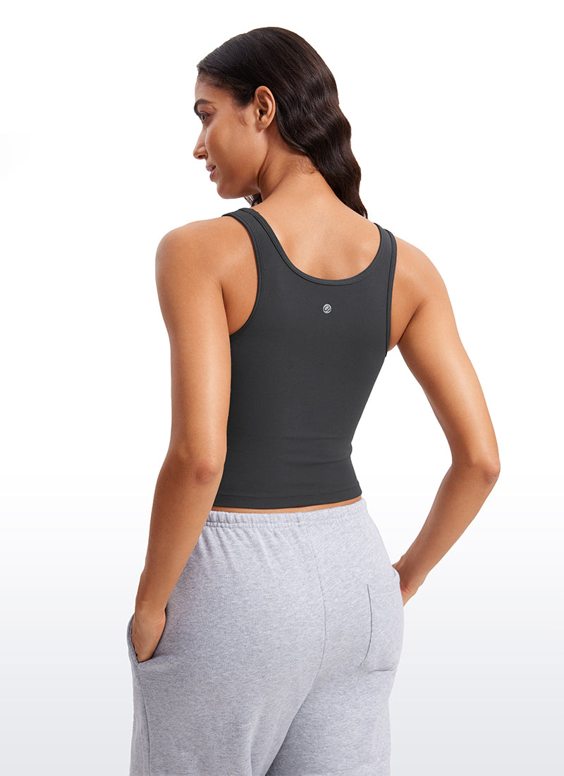 Butterluxe Double Lined Scoop Neck Tank