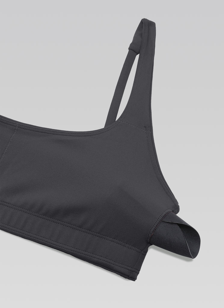 CRZ YOGA Women Butterluxe Square Neck Cami Padded Mini Bra Hot Fudge Brown