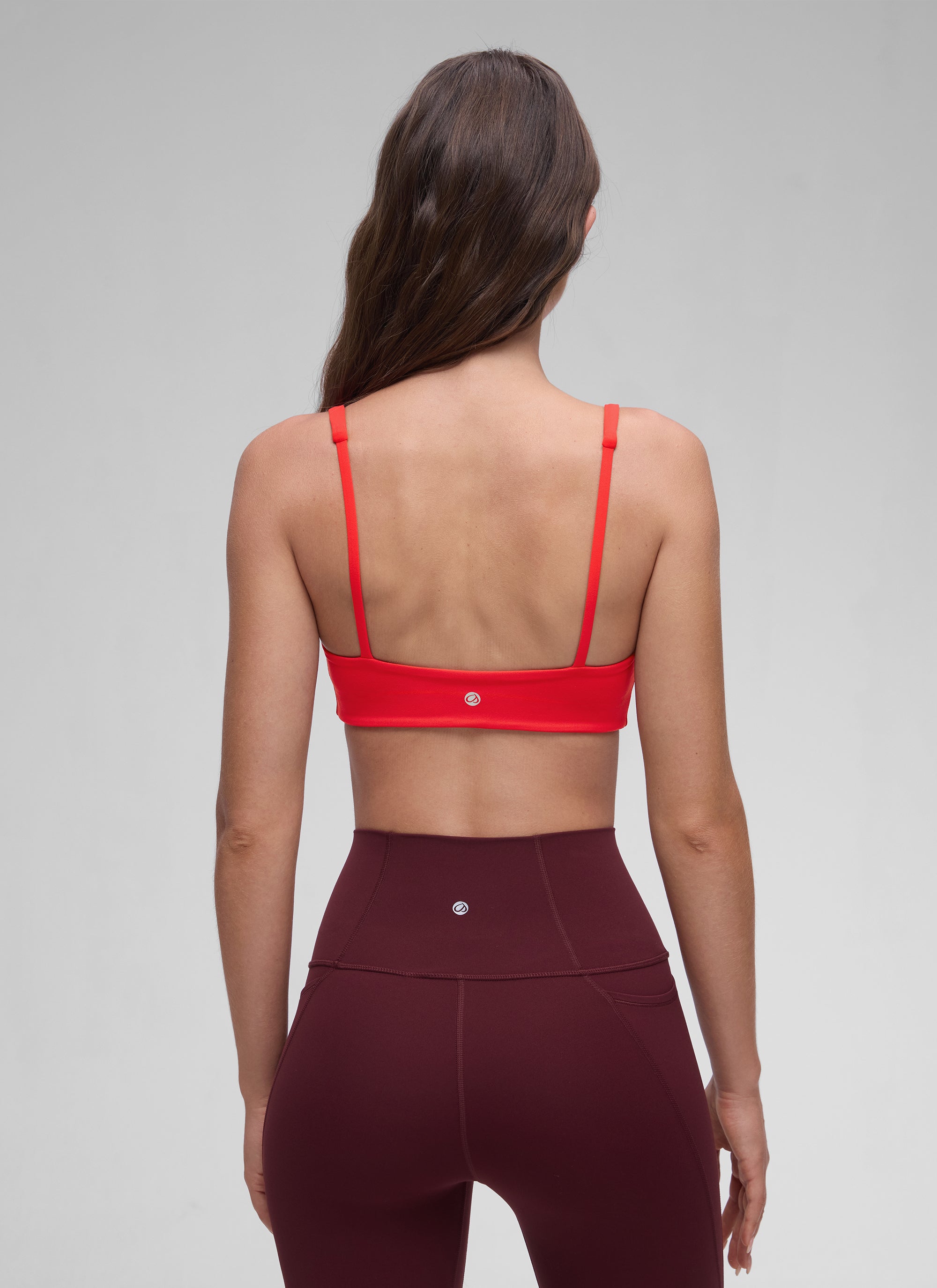CRZ YOGA Women Butterluxe Square Neck Cami Padded Mini Bra True Navy