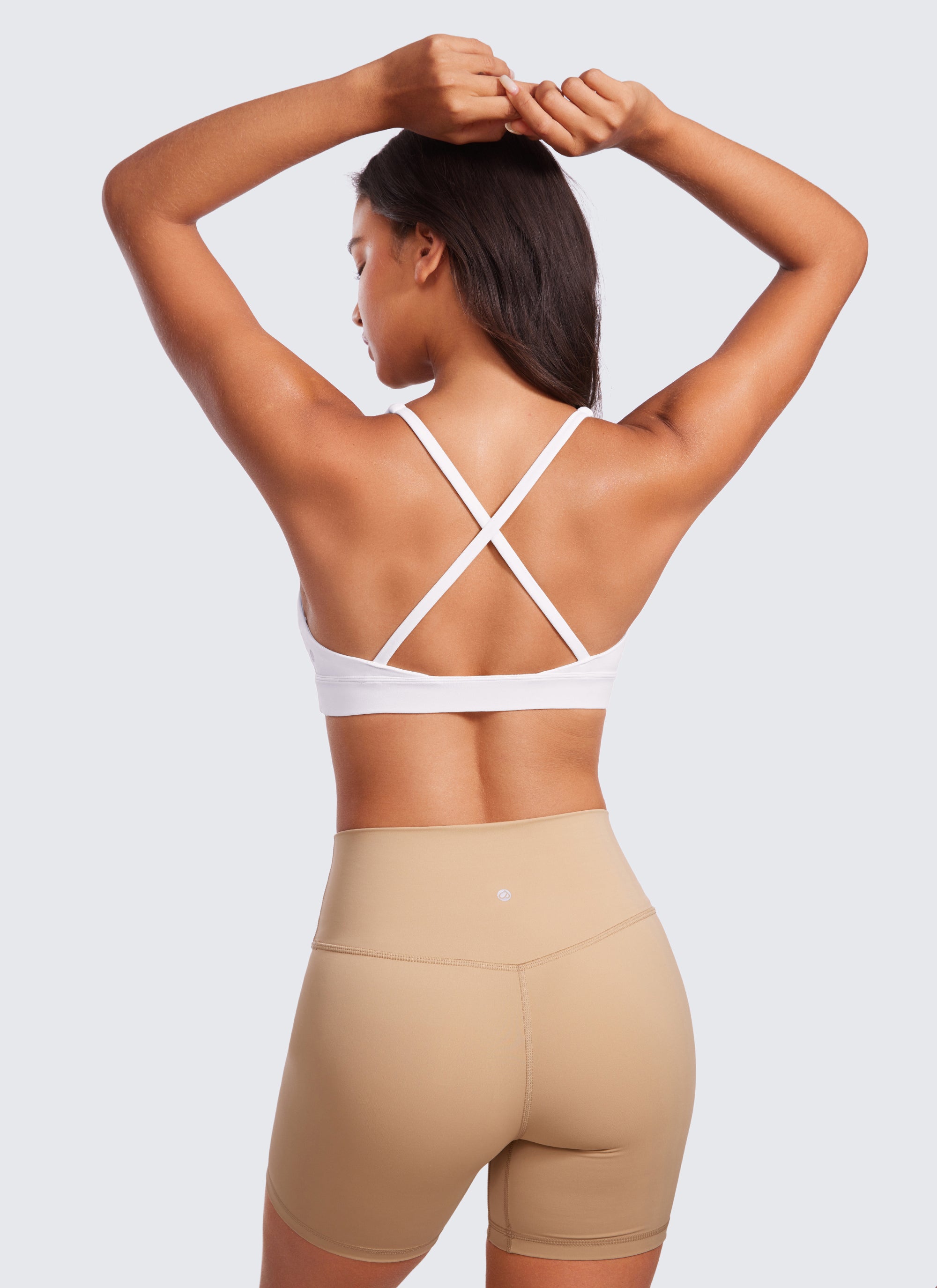 Butterluxe Deep V Neck Thin Strap Criss Cross Bra