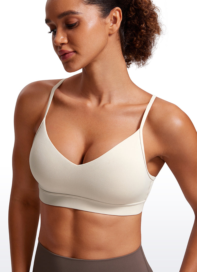 Butterluxe V Neck Spaghetti Straps Bra