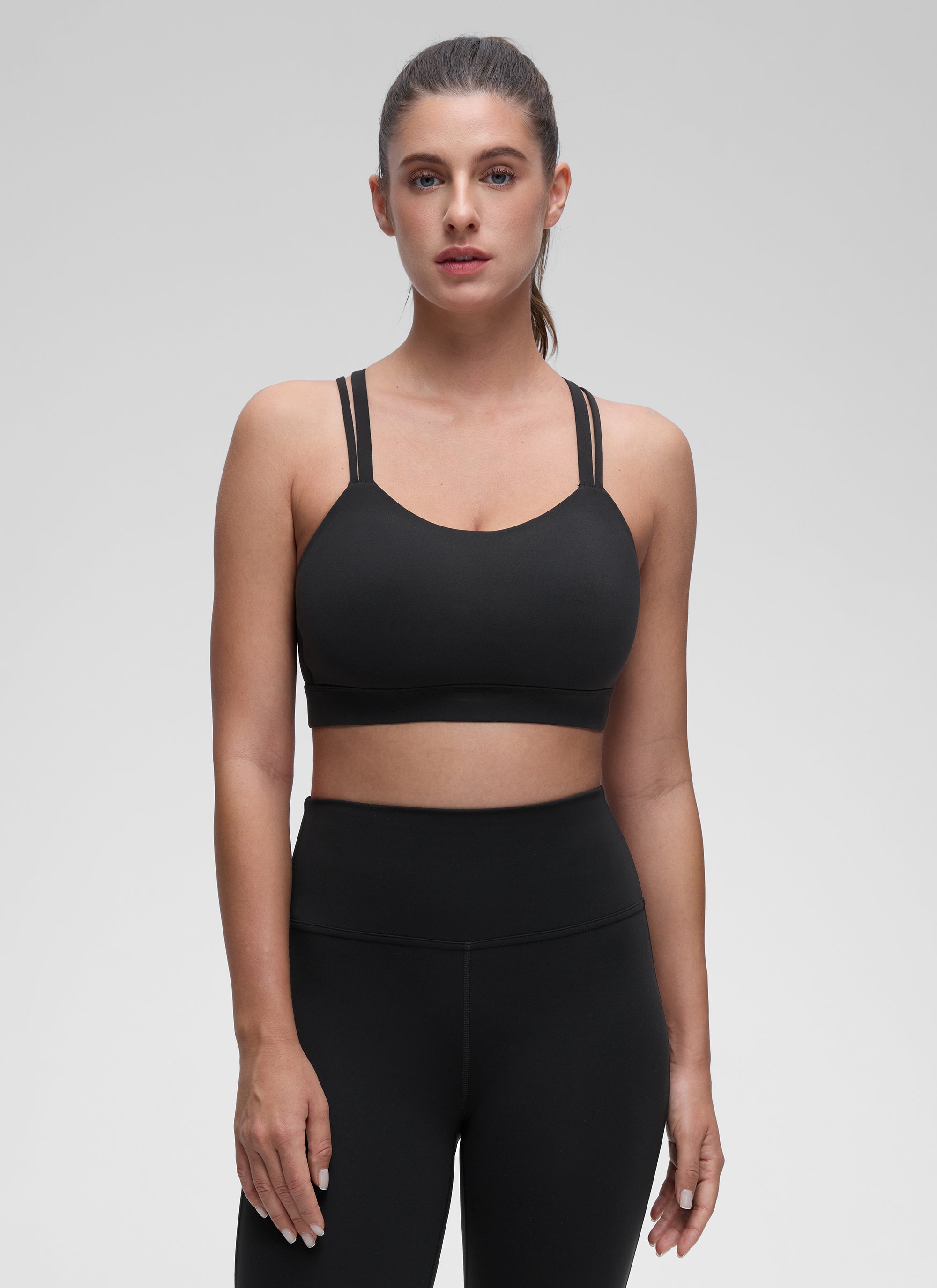 Butterluxe U Neck Double Strap Sport Bra