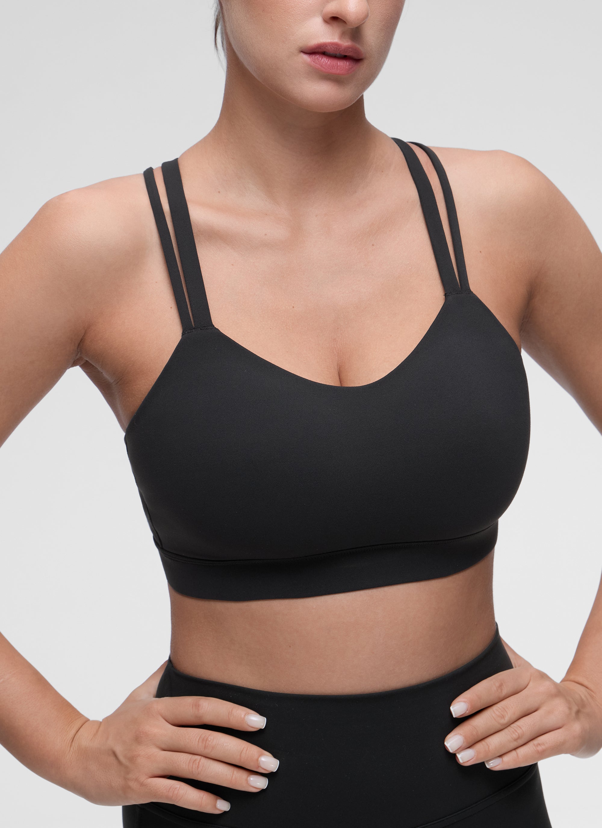 Butterluxe U Neck Double Strap Sport Bra