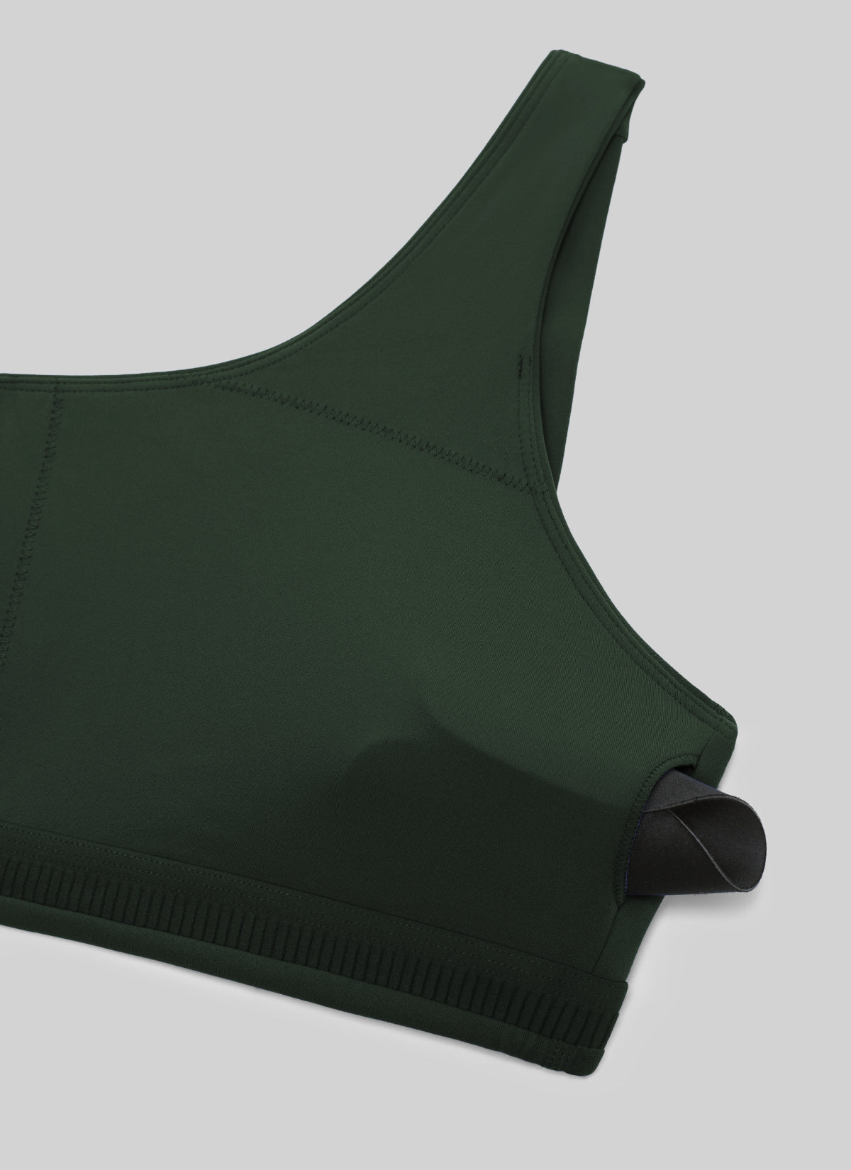 Women's Butterlift® Yoga Asymmetric Straps Sports Bra Medium Support Legend Green