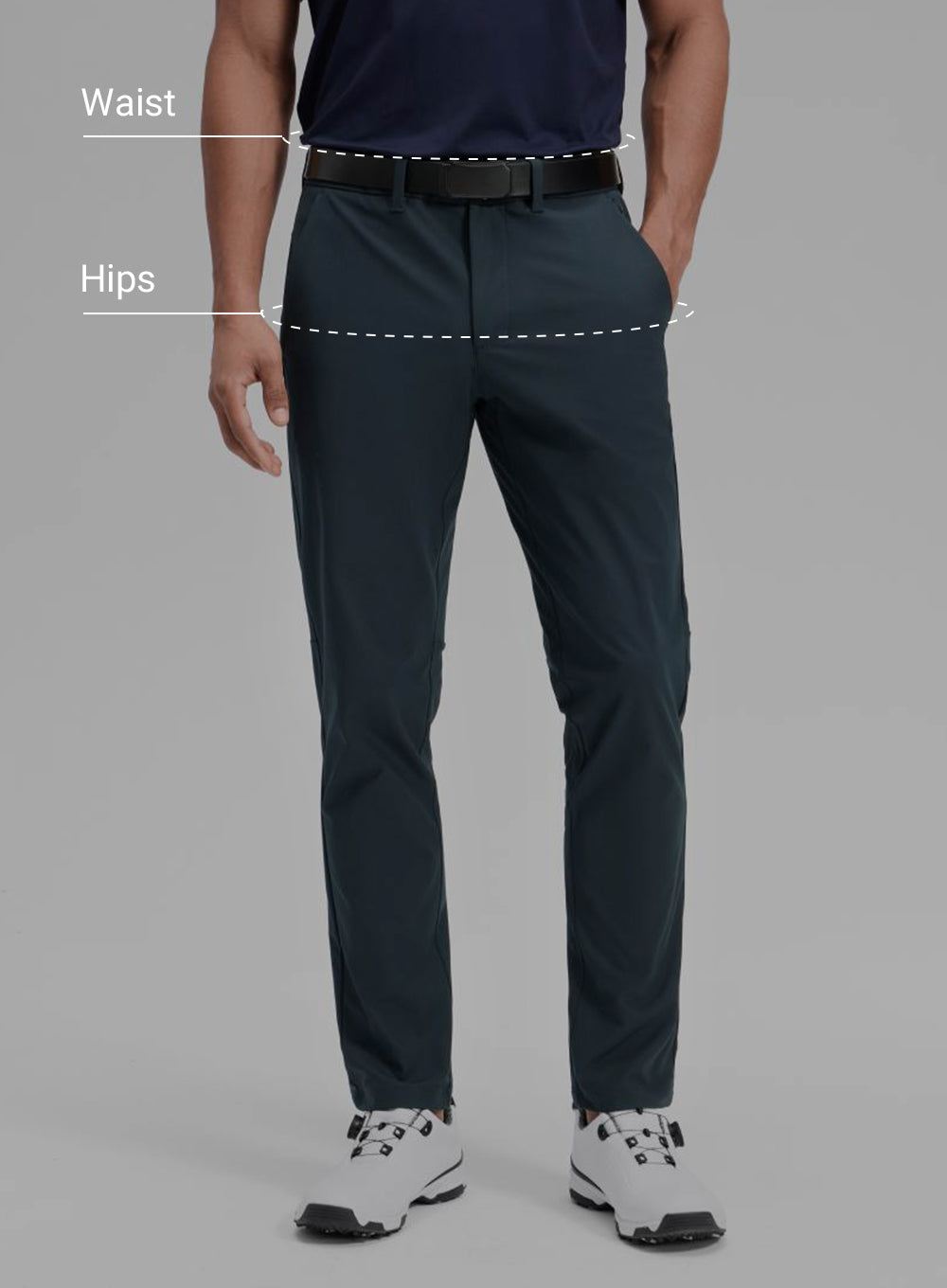 CRZ YOGA Mens Work Classic Fit All-Day Comfort Golf Pants Pockets
