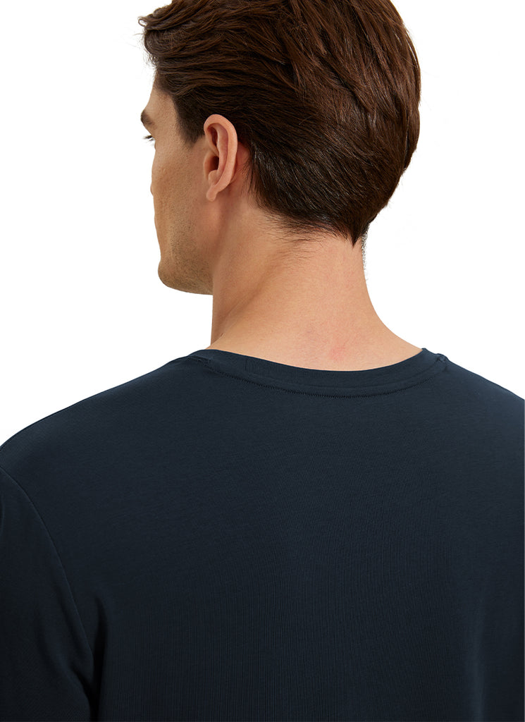 CRZ YOGA Men's Casual Classic Fit  T-Shirts Short Sleeve Crew Neck Mojave Tan