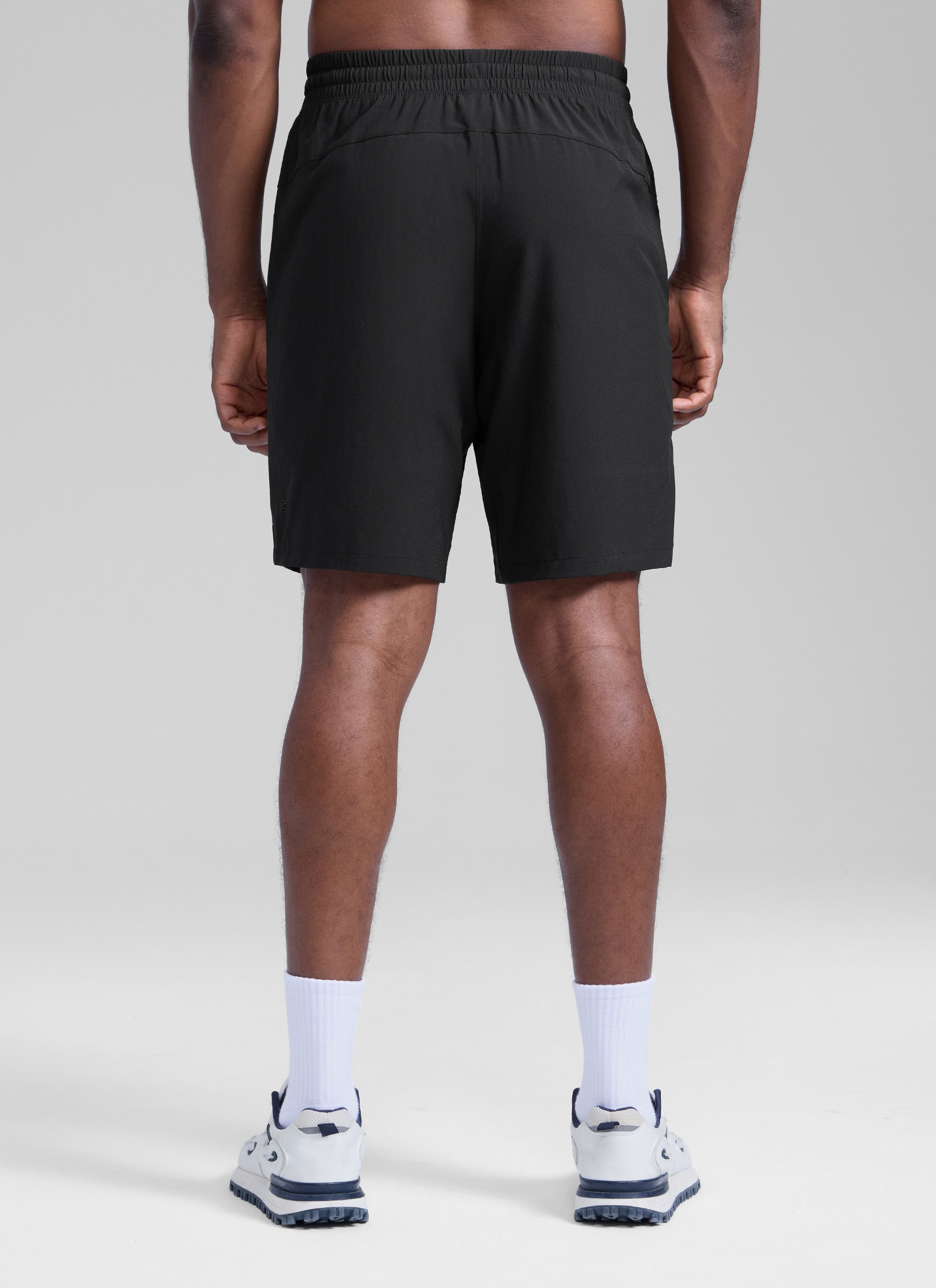 CRZ YOGA Men's Train Relaxed Fit Feathery-Fit Linerless Shorts 9'' Black