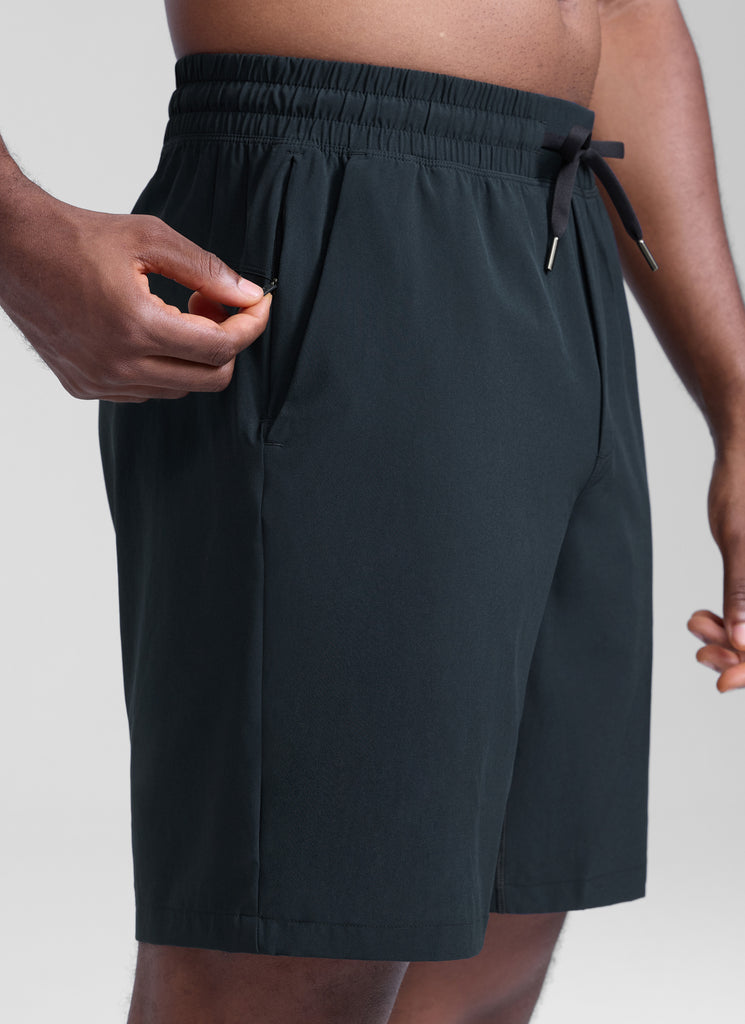 CRZ YOGA Men's Train Relaxed Fit Feathery-Fit Linerless Shorts 9'' True Navy