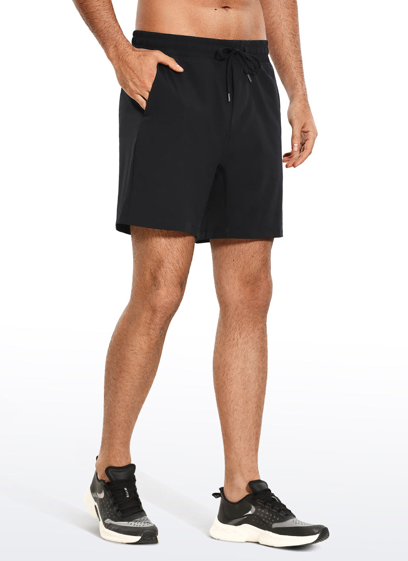 Feathery-Fit Athletic Shorts 7''- Lined