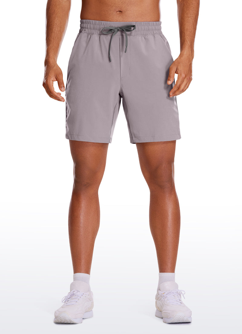 Feathery-Fit Athletic Shorts 7''- Lined