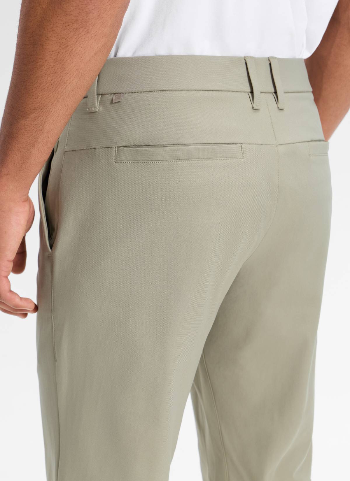 CRZ YOGA Mens Work Classic Fit All-Day Comfort Golf Pants Pockets 32'' Khali Barley
