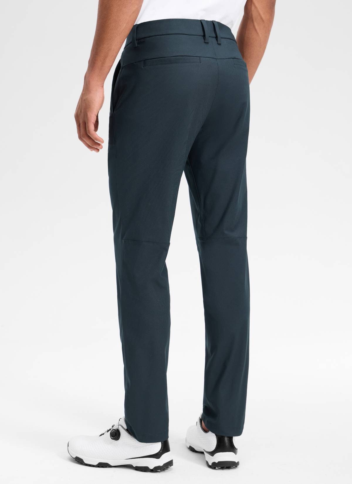CRZ YOGA Mens Work Classic Fit All-Day Comfort Golf Pants Pockets 32'' True Navy