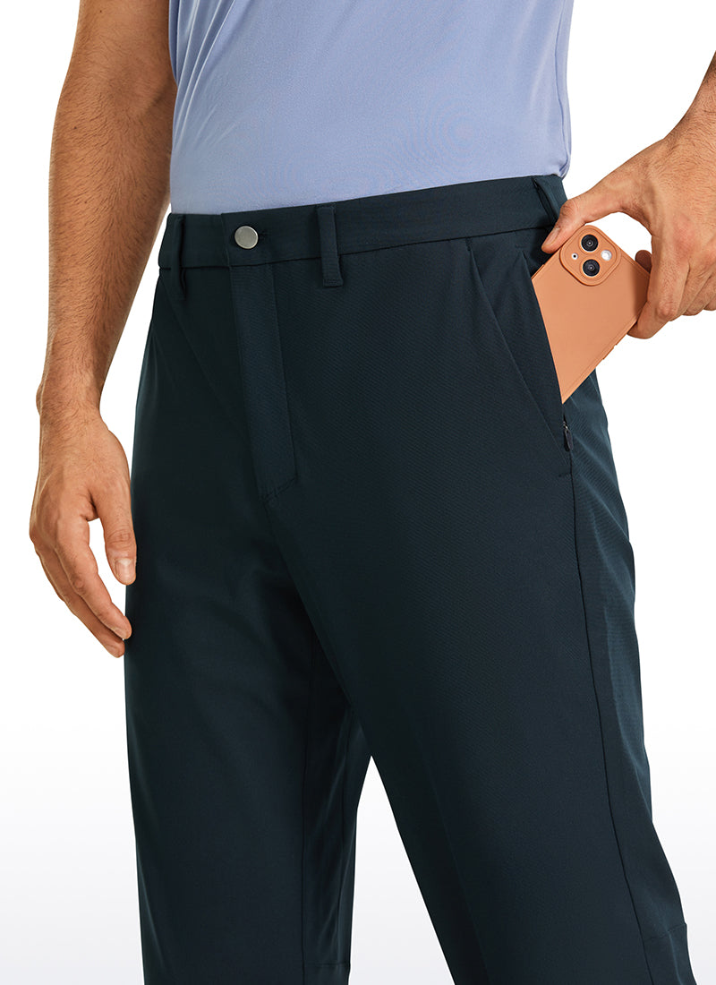 CRZ YOGA Man's All-Day Comfy Quick Dry Pocket Golf Pant 36” Black