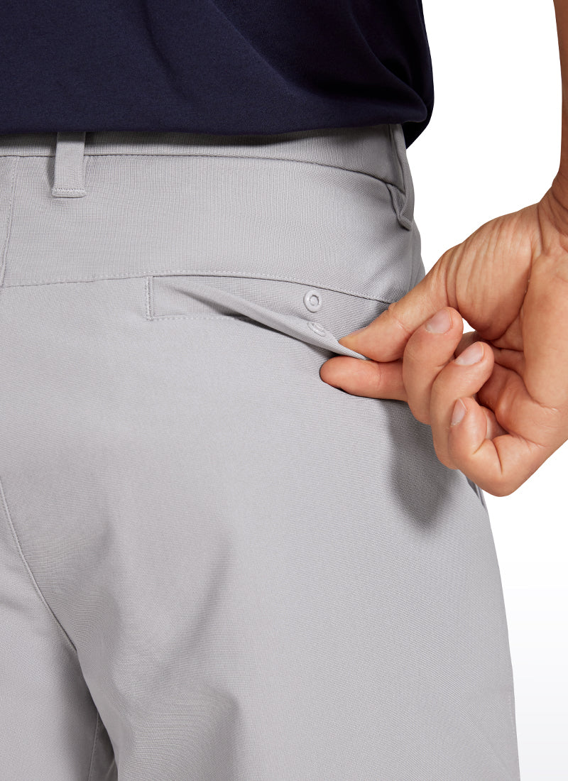 All-Day Comfy Golf Shorts with Pockets 9''