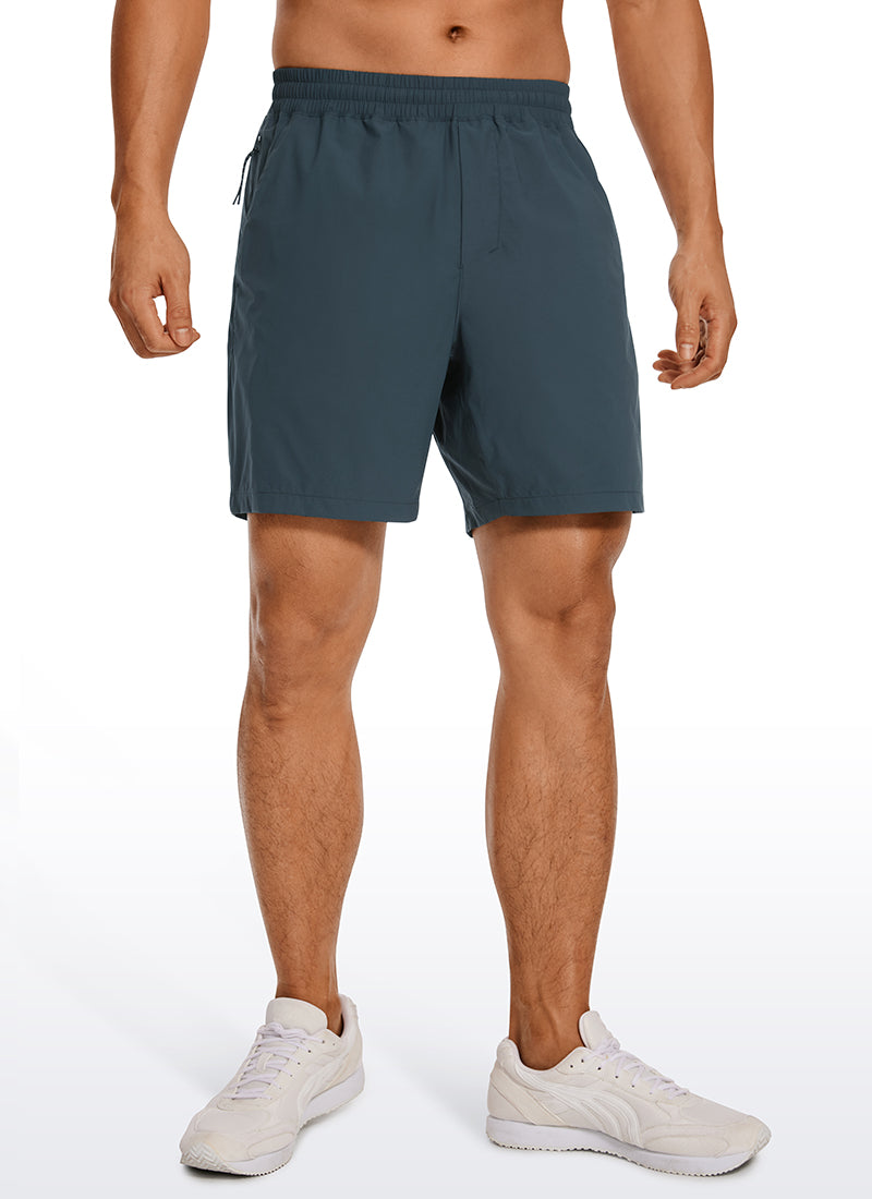 CRZ YOGA Men's Running Ultra-Light Linerless Shorts 7'' Stelindigo