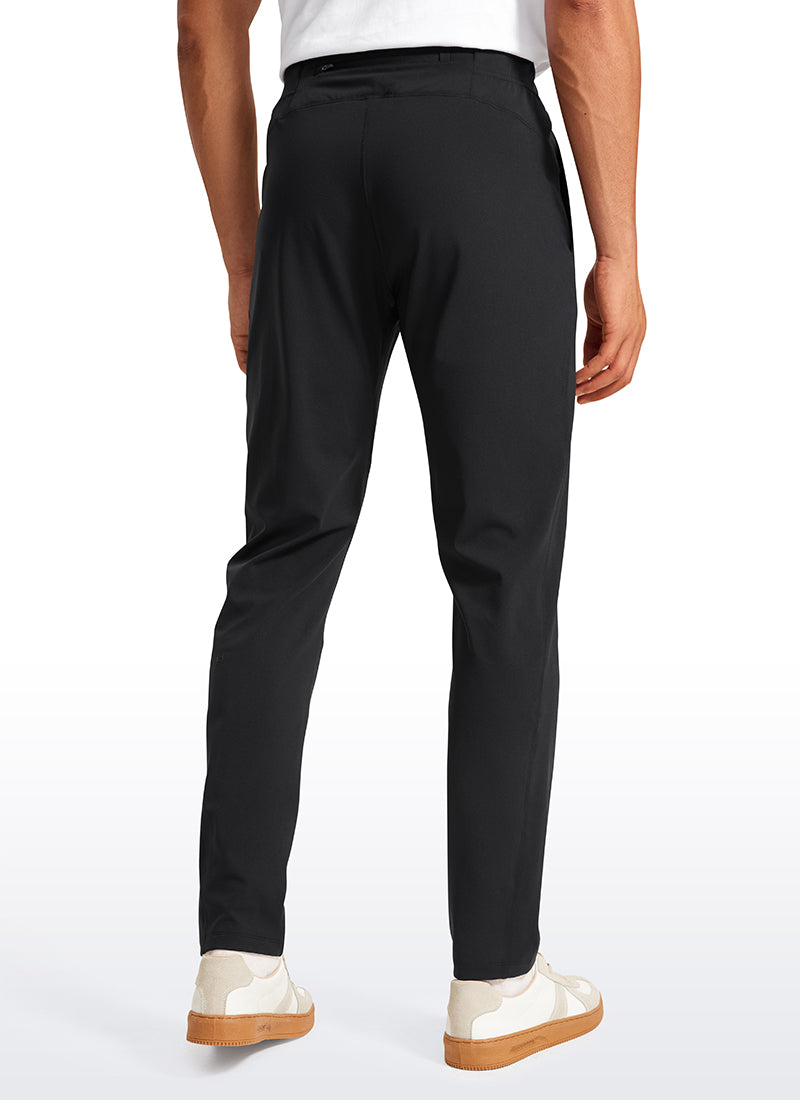 CRZ YOGA Men's Train Relaxed Fit On the Travel Pants 30'' Cliff Ash