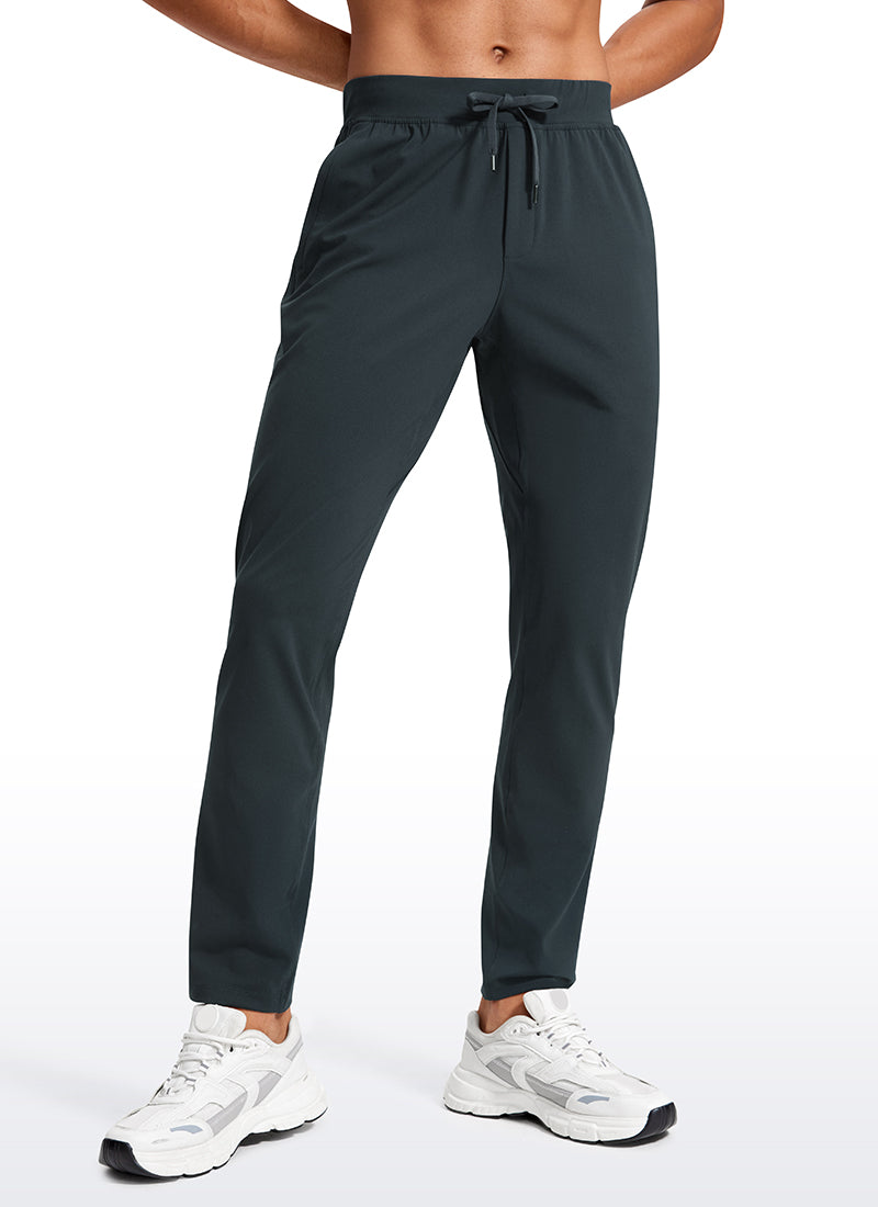 CRZ YOGA Men's Train Relaxed Fit On the Travel Pants 30'' Melanite