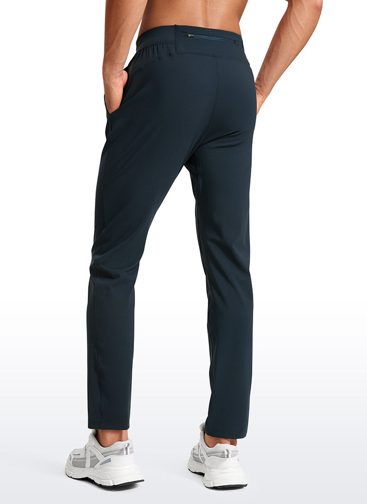 CRZ YOGA Men's Train Relaxed Fit On the Travel Pants 30'' True Navy