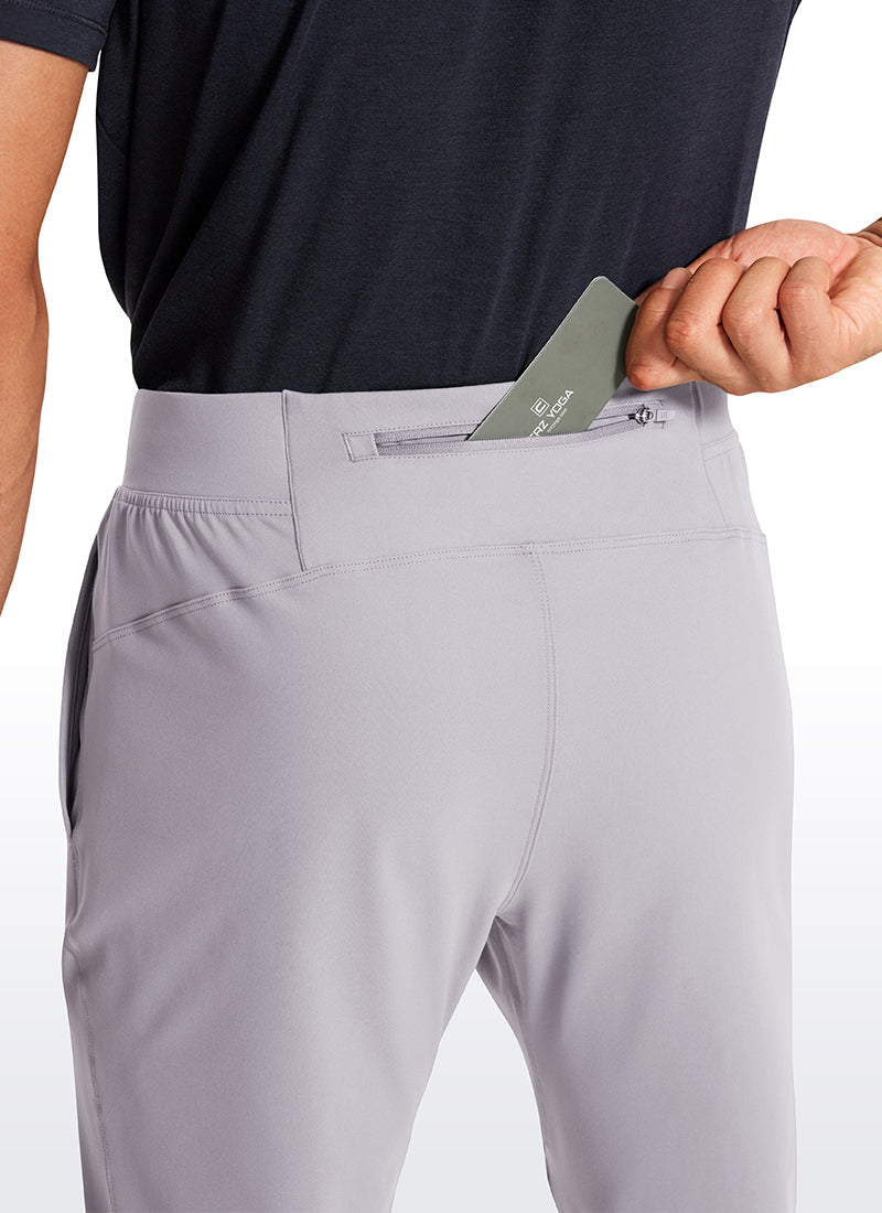 CRZ YOGA Men's Train Relaxed Fit On the Travel Pants 30'' Melanite