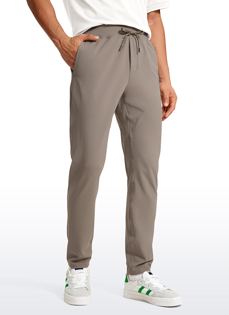 CRZ YOGA Men's Train Relaxed Fit On the Travel Pants 30'' True Navy