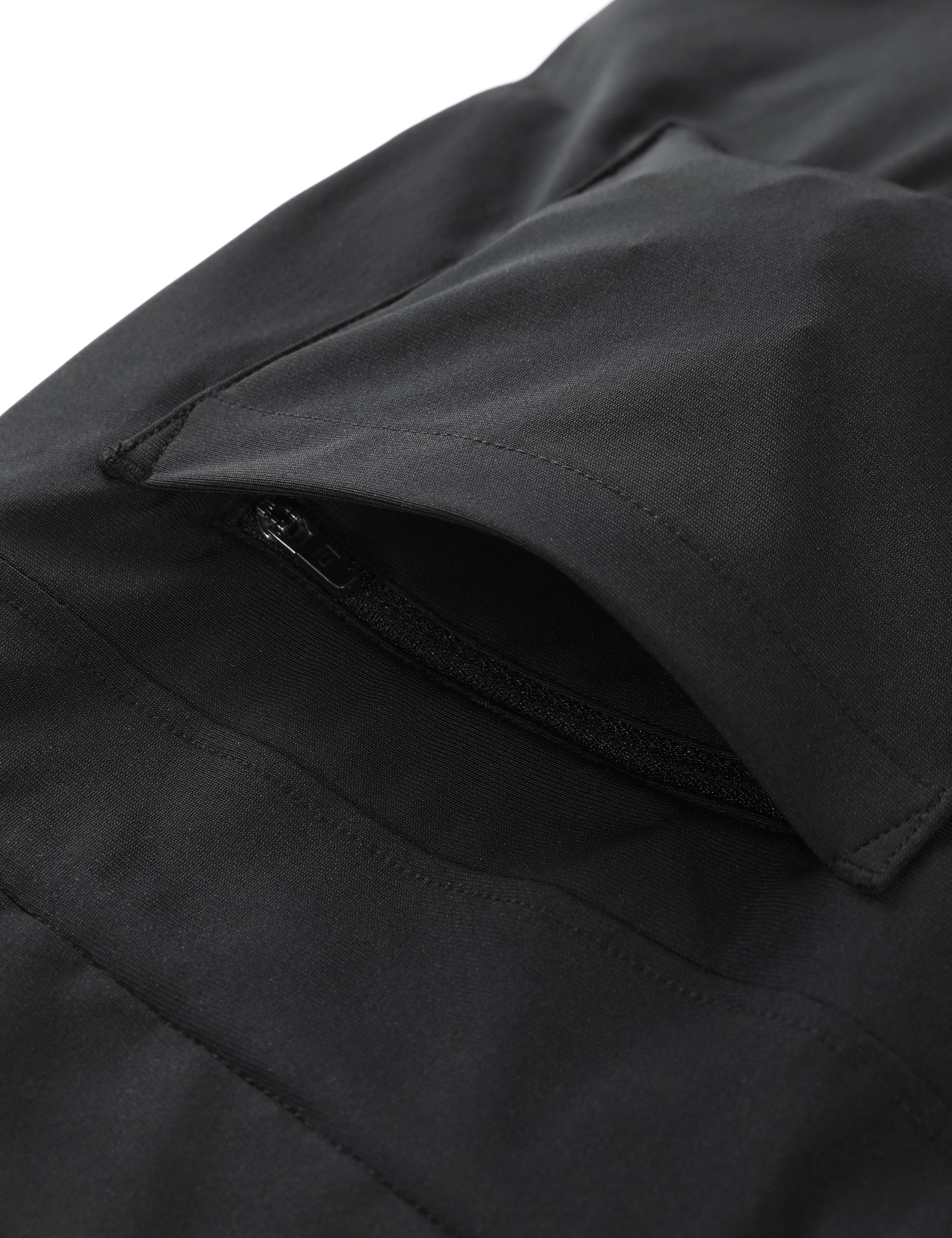 CRZ YOGA Mens Work Slim Fit All-Day Comfort Golf Pants 5 Pockets 32'' Black