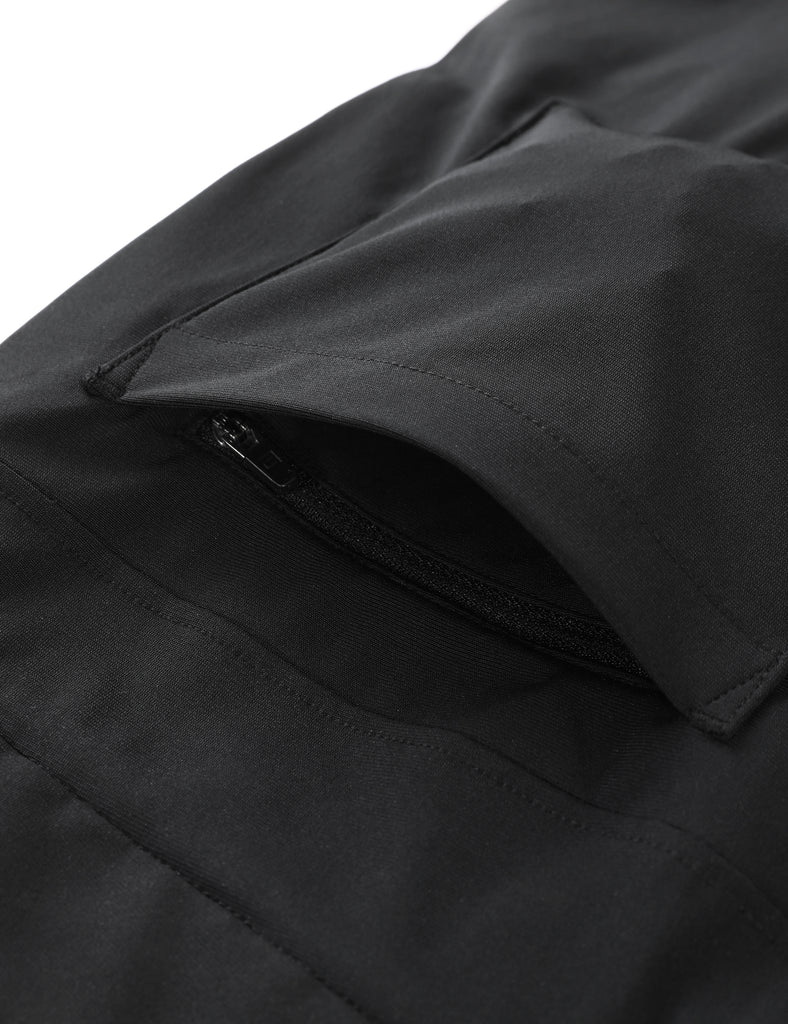 CRZ YOGA Mens Work Slim Fit All-Day Comfort Golf Pants 5 Pockets 32'' Black