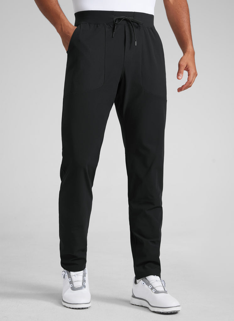 CRZ YOGA Men All Day Comfy Quick Dry with Pockets Golf Pants 31'' Grey Sage