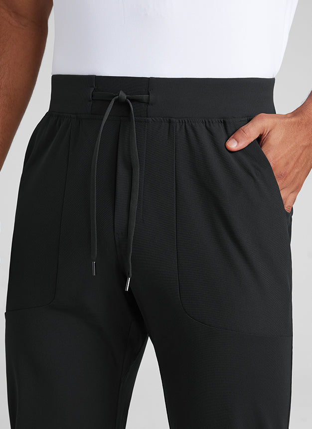 CRZ YOGA Men All Day Comfy Quick Dry with Pockets Golf Pants 31'' Black