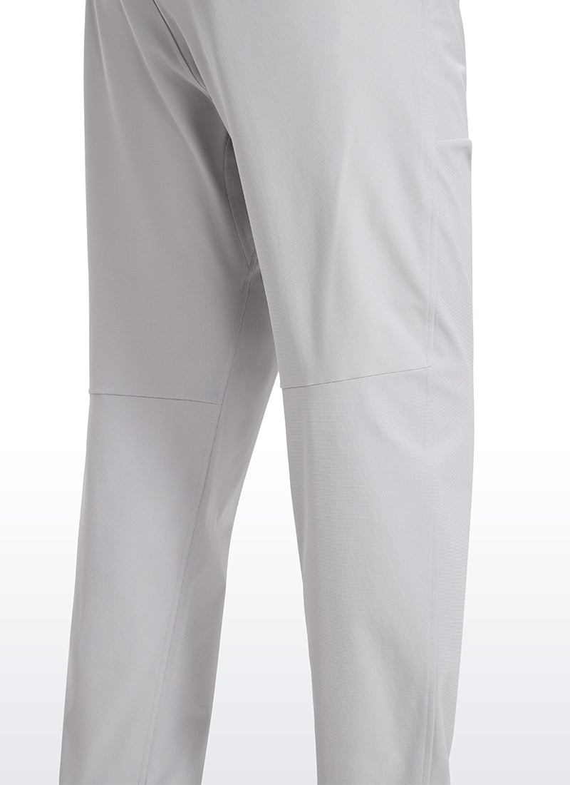CRZ YOGA Men All Day Comfy Quick Dry with Pockets Golf Pants 31'' Platinum Grey