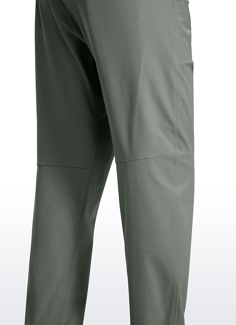 CRZ YOGA Men All Day Comfy Quick Dry with Pockets Golf Pants 31'' Grey Sage