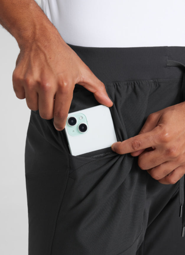 CRZ YOGA Men All Day Comfy Quick Dry with Pockets Golf Pants 31'' Ink Gray