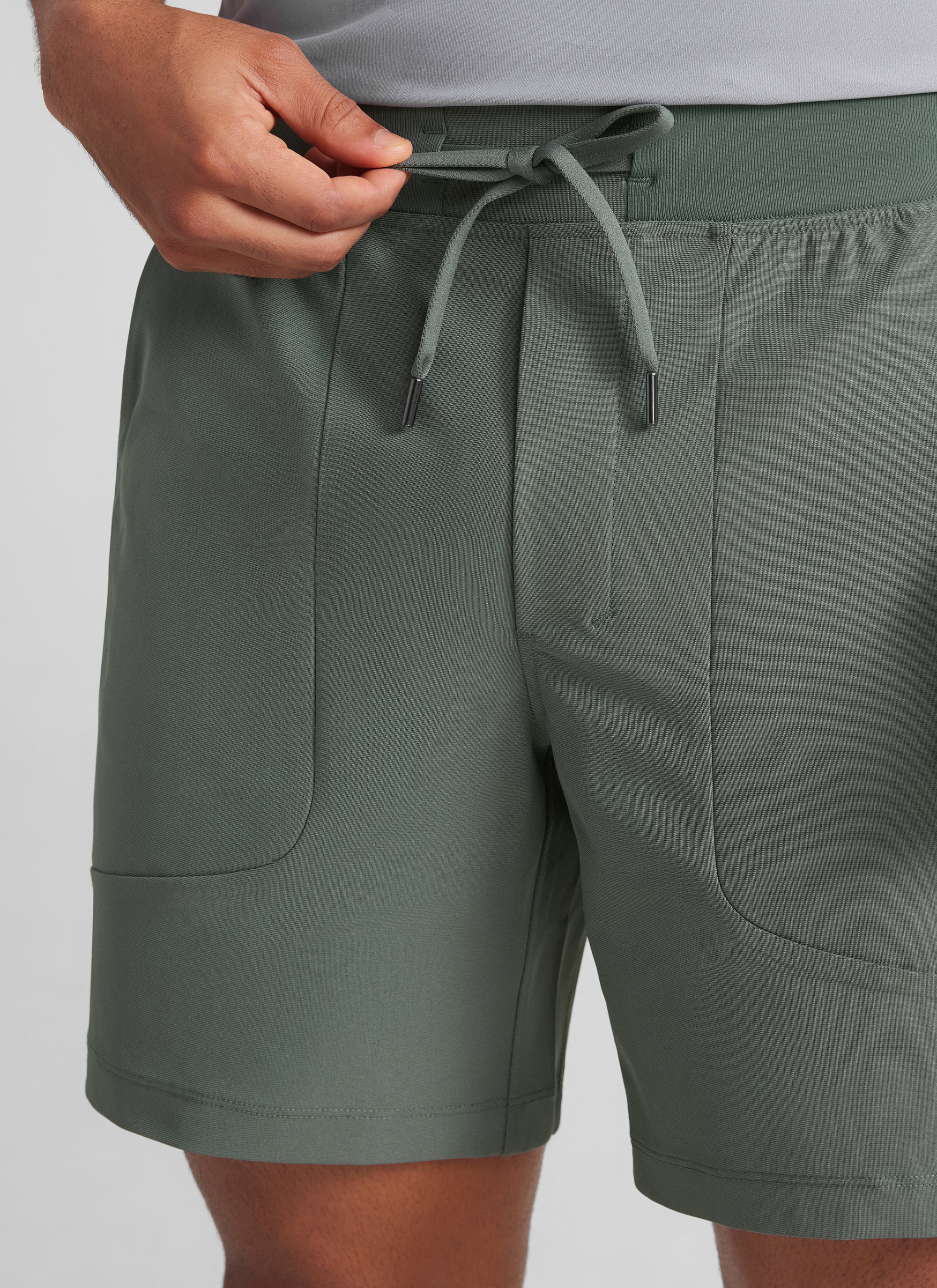 CRZYOGA Men All Day Comfy Golf Casual Shorts 7