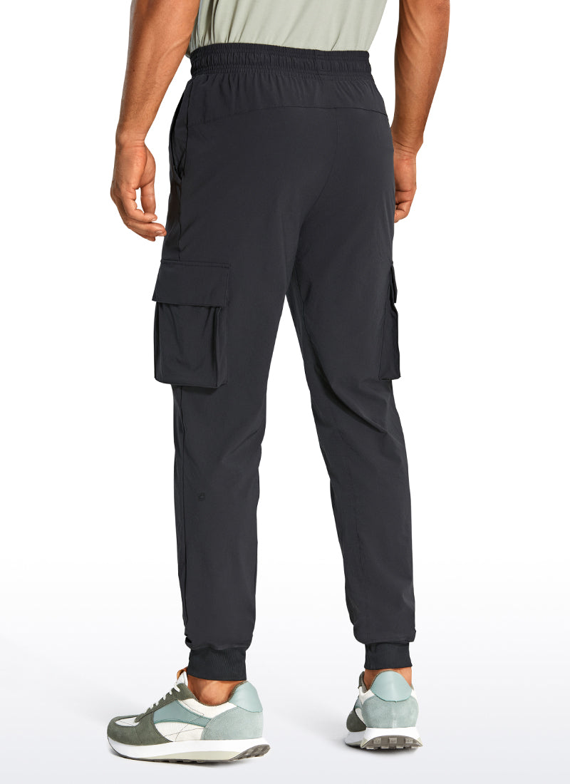 CRZ YOGA Men's Hiking Slim Fit Lightweight Cargo Joggers 30