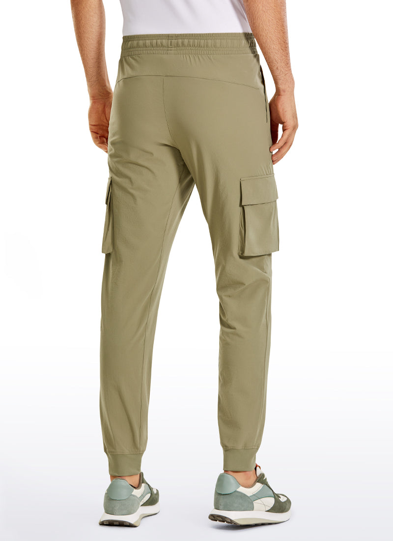CRZ YOGA Men's Hiking Slim Fit Lightweight Cargo Joggers 30