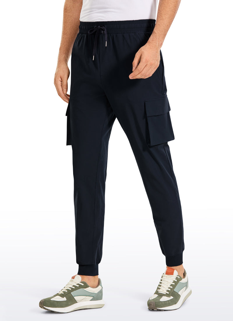 CRZ YOGA Men's Hiking Slim Fit Lightweight Cargo Joggers 30