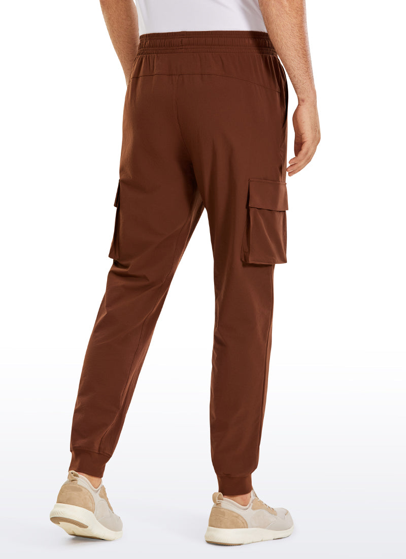CRZ YOGA Men's Hiking Slim Fit Lightweight Cargo Joggers 30