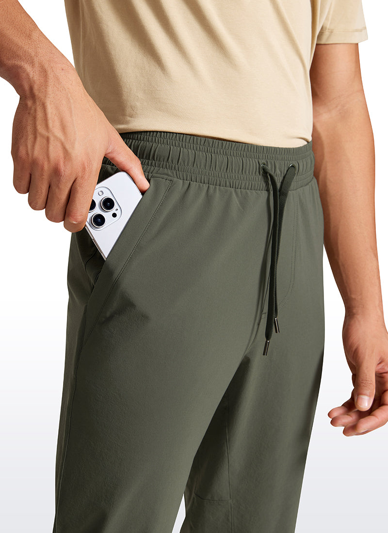 Lightweight Joggers Zip Pockets 29''